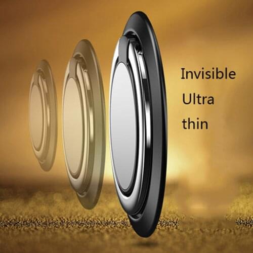 Stand Accessories Ring Holder Stand Telephone Finger Magnetic Universal Car Bracket Mount 360 Rotation Metal Mobile Phone Holder