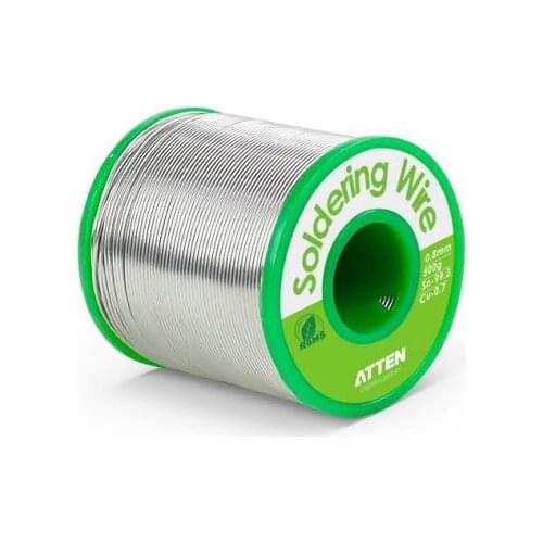 ATTEN 500g Lead-free Solder Wire Soldering Wire for Welding BGA Repair Diameter 0.5/0.8/1.0mm
