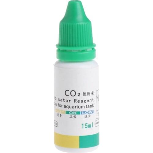Aquarium CO2 Indicator Solution Fish Tank Liquid Test Plants Supplies Long Term Suitable for all kinds of fish tank