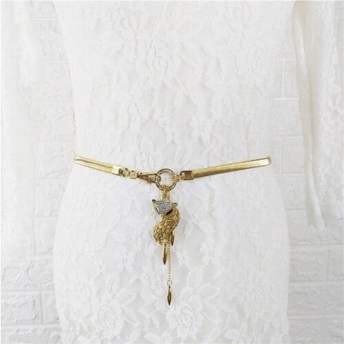 Hip High Waist Gold Silver Belts For Women Fashion Waistbands All-Match Belt For Party Jewelry Dress Waist Metal Chain Belts