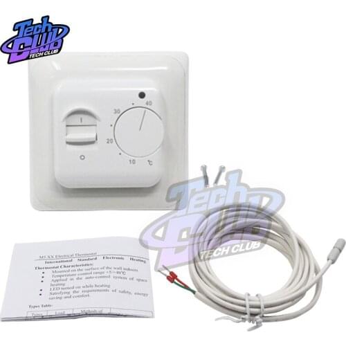220V 16A 3A MINCO HEAT Water Electric Floor Heating Manual Room Thermostat Warm Floor Cable Temperature Controller