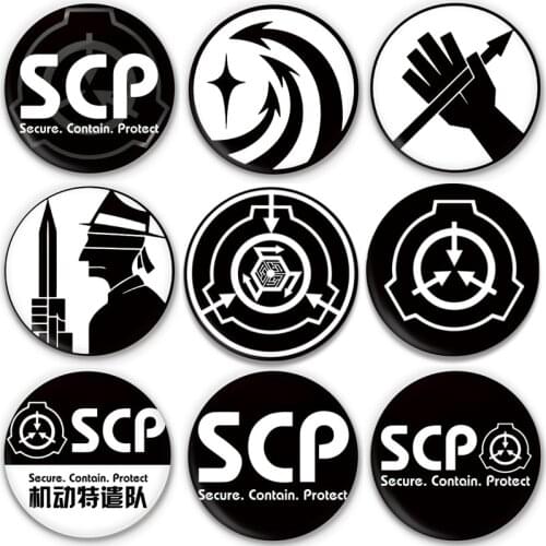 SCP Foundation ladies women brooch initial fashion pendant badges Enamel Pins couples Wedding cartoon Elegant metal broches