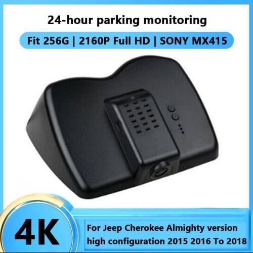 4K Wifi Hidden Car DVR Dash Cam Camera Video Recorder For Jeep Cherokee Almighty version high configuration 2015 2016 2017 2018