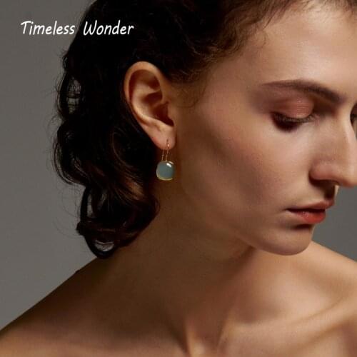 Серьги с камнями Timeless Wonder China At AliExpress