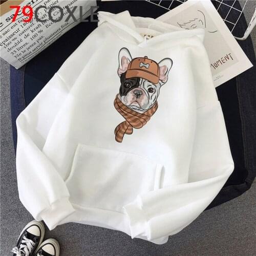Pug Dog French Bulldog Pugs hoodies female plus size graphic grunge Ulzzang women hoody clothing graphic Ulzzang