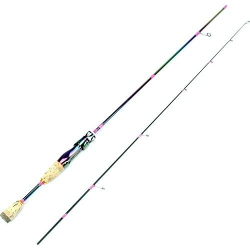 Catch.u UL Fishing Rods Carbon Fiber Spinning/casting Fishing Pole 1.68/1.8m Fishing Rod LW0.8-5g for Stream Reservoir Pond Lake