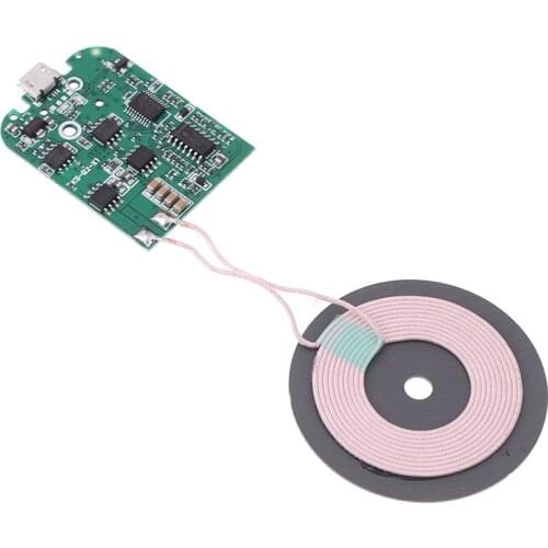 1pc universal Portable 15W Qi Fast Charging Wireless Charger PCBA DIY standard Accessories transmitter module coil circuit board