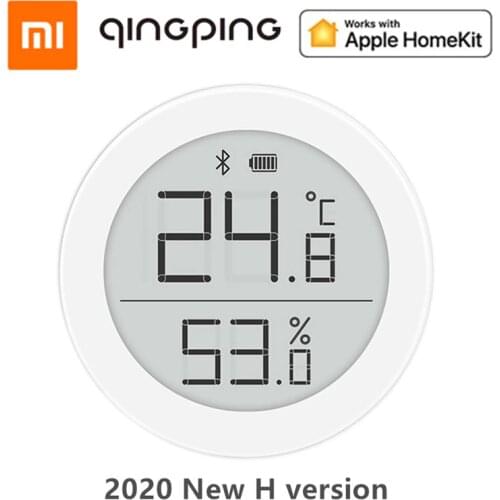 Xiaomi Cleargrass Qingping Bluetooth Thermometer Hygrometer Temperature Humidity Sensor for Apple Siri HomeKit/Mi Mijia App Home