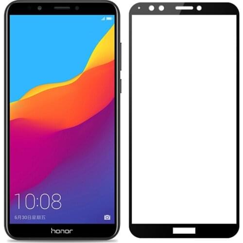 Full Cover 9H Tempered Glass For Huawei Y7 Prime 2018 Screen Protector For Huawei 7C Protective Film LDN-L21 LDN-LX2