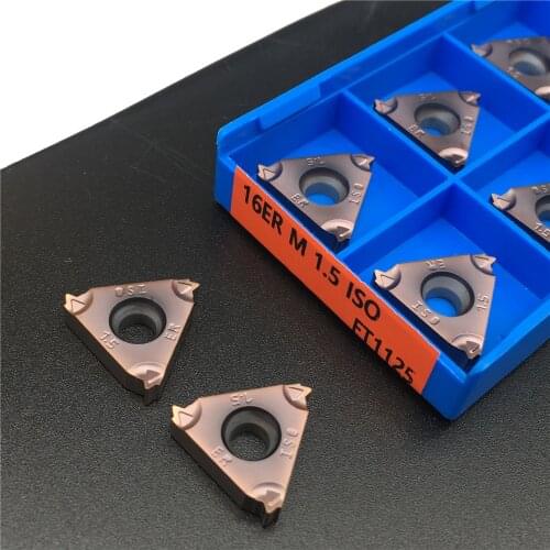 16ER M 1.5 ISO FT1125 Carbide Inserts External Thread Turning tool High Quality cutting Lathe Tools cutter CNC 16ER