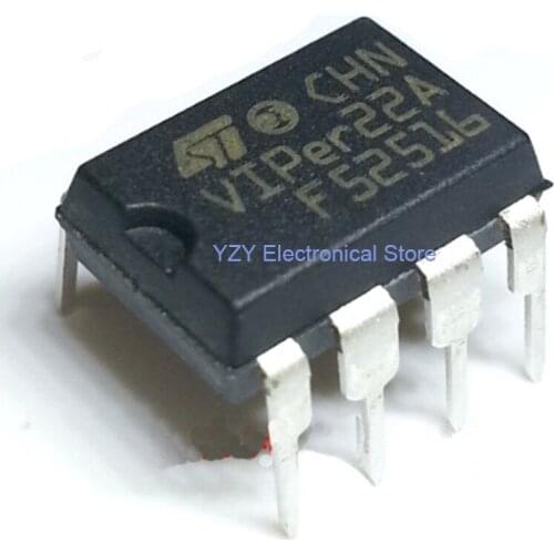 20PCS/LOT VIPer22A DIP8 VIPer22 DIP 22A DIP-8 NEW ORIGINAL Fast Shipping