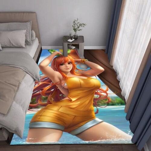 3D Cartoon Kids Rugs Living Room Kiss Non-Slip Floor Mat Rug Bedroom Side Comfortable Soft Carpet