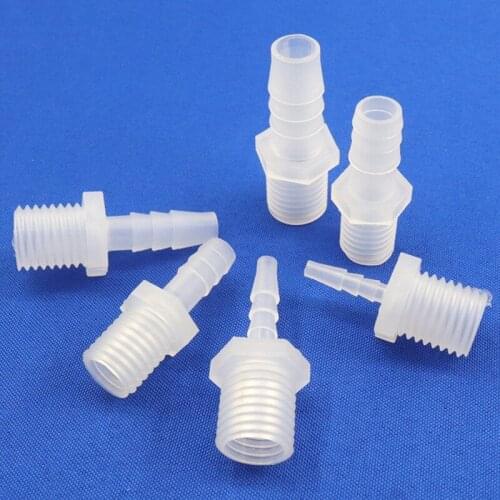 5~50pcs M14 M16 Thread To 3.9~16mm PP Pagoda Direct Connectors Irrigation System Water Pipe Hose Joints Aquarium Tank Adapter