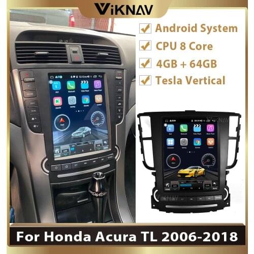 For Acura TL car multimedia player 2004-2018 TL GPS navigation 10.4 inch radio Android car system