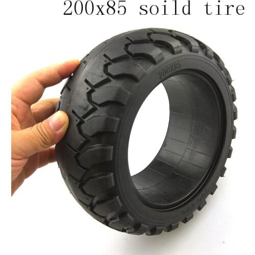 Free shipping 200X85 Electric Scooter Car solid Tire 8 inch Scooter Skateboard Brushless Motor Non Pneumatic Wear-resisting tyre