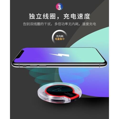 Wireless charger for iPhone11 XR XS X 8 7 6s plus mobile phone charger for samsung android huawei typeC xiaomi wireless charger