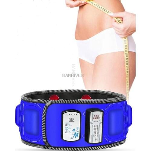 Wireless Electric Slimming Belt Lose Weight Fitness Massage Times Sway Vibration Abdominal Belly Muscle Waist Trainer Stimulator