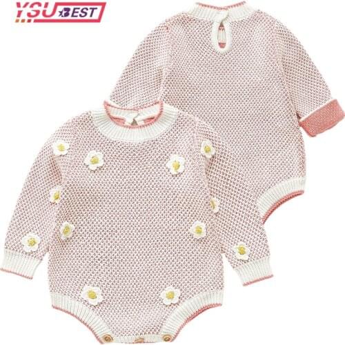 2021 Spring Baby Clothes Boys Girls Romper Autumn Long Sleeve Baby Girl Knit Boys Rompers Cotton Baby Jumpsuit Baby Clothes