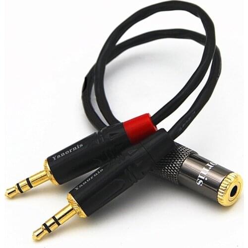Dual 2 3.5mm Male to 2.5mm 3.5mm 4P 4XLR 4.4mm Female for Sony PHA3 MUSILAND 06 09 Balance Line