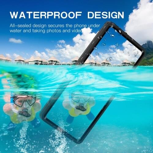 IP68 Waterproof Phone Case for Samsung Galaxy Note 20 Ultra 5G Coque Heavy Duty Full Protection Shockproof Case Waterproof Cover