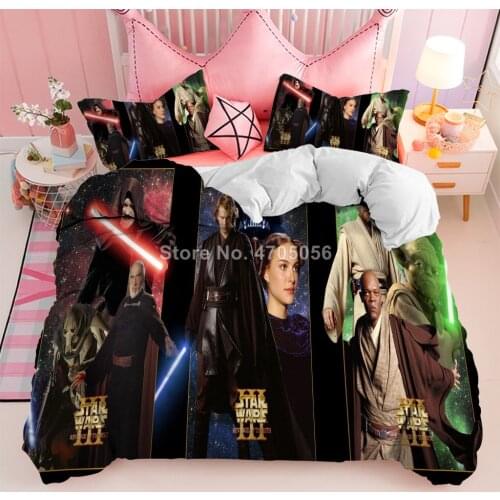 Disney Star Wars Bedding Sets Duvet Cover Set Home Textile Twin Single Double Queen King Size Bedding Set Bed Sheets Gift