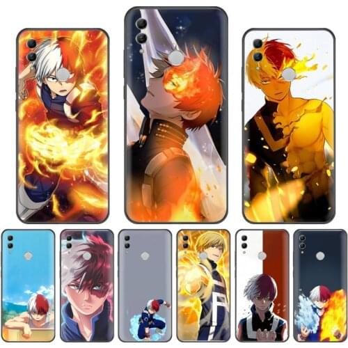 Todoroki Shouto My hero academy Soft Phone Case For Huawei P9 P10 P20 P30 Pro Lite smart Mate 10 Lite 20 Y5 Y6 Y7 2018 2019