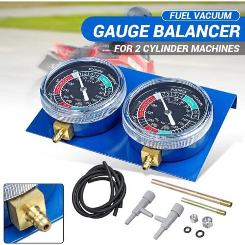 New 2pcs/4Pcs Motorcycle Carburetor Vacuum Gauge Balancer Synchronizer Tool W/Hose Kit For Honda/Yamaha/Suzuki/Harley