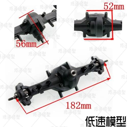 HSP 94180 Car Front Rear Axle universal Axle with Gear Steering Spare parts for 94180 modify to D90