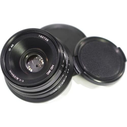 Pixco 25mm F1.8 HD.MC Manual Focus Lens Suit for Fujifilm FX Mount Camera Like X-A1 X-A2 X-AT X-M1 XM2 X-T1 X-T2 X-T10 X-Pro1 X