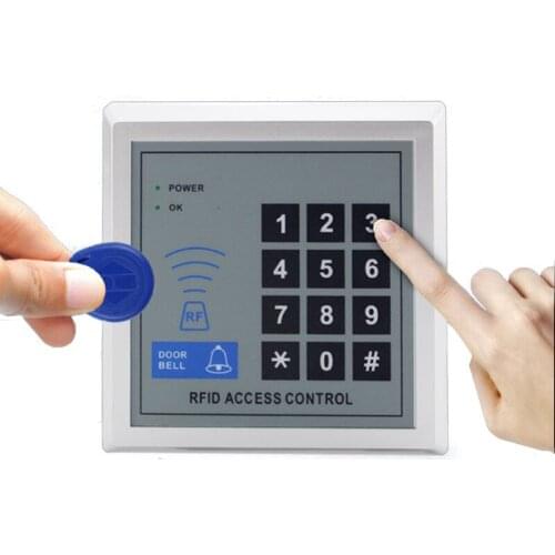Smar Biometric Smart Card Access Control Panel Standalone 13.56MHZ Card Door Access Control System IP65 Waterproof Card Reader