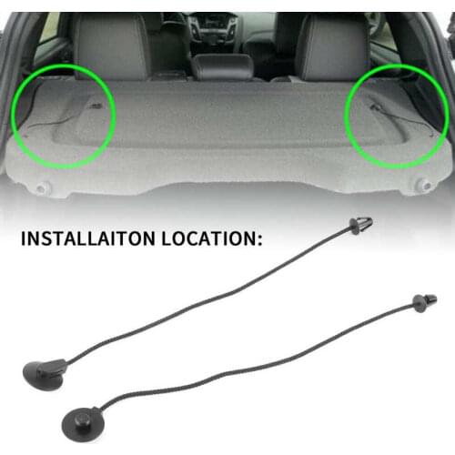 2pcs Parcel Shelf Fixing Cord Tie Down Strap String CV6Z5846538A Fit for Ford Focus MK3 2012-2017 5846538 B A46538 BA