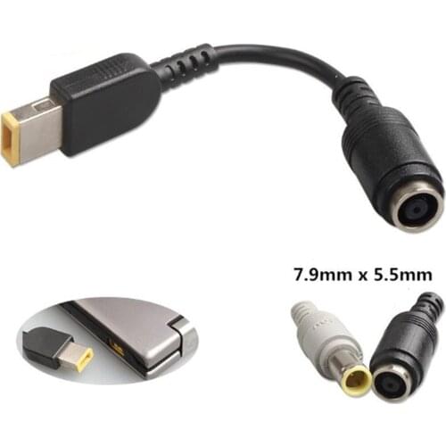 1 PC AC Charger Power Supply Turn Round Square Adapter Converter Cable For Lenovo ThinkPad T440S T440 drop shipping