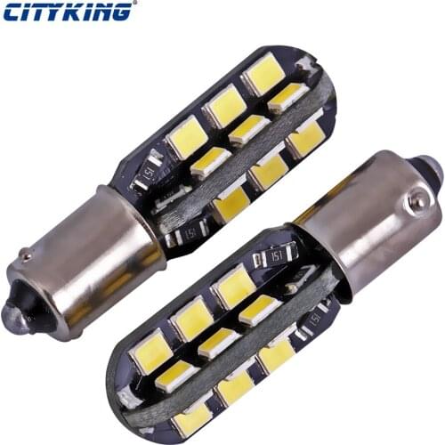 10pcs/Lot Canbus ba9s led 24smd t4w ba9s bulb 2835smd Light Canbus Error Free LED Interior Bulbs Reading Light Car Light Sourse