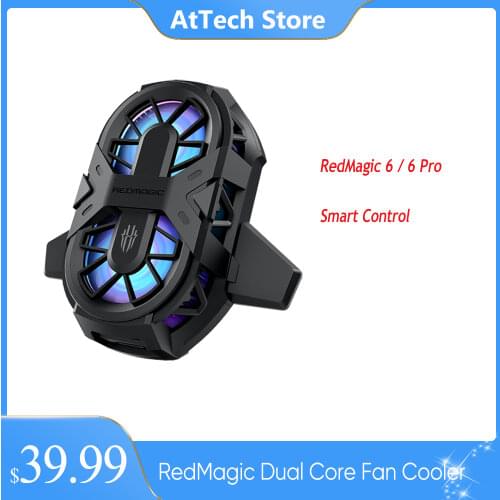 2021 Original Nubia RedMagic 6 Gaming Phone Dual Core Fan Cooler For RedMagic 6 ICE Cooling For Redmagic 6Pro Phone Radiator