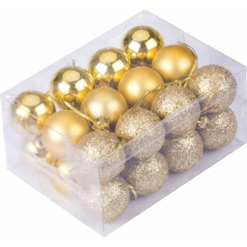 Christmas Ball Ornaments 24Pcs 2'' New Christmas Tree Xmas Ball Decoration Baubles Party Hanging Ornament