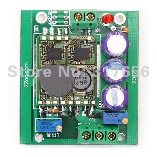 3pcs/lot,,DC-DC Adjustable Dual-way Output Step Down Power Module 7-20V to 1-16V