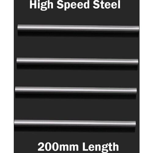 4.5mm 5mm 5.5mm 6mm OD 200mm Length High Speed Steel HSS Jobber Drill Bit Boring Round CNC Cutter Turning Lathe Tool Bar Rod