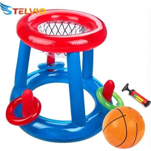 Aqua park 0.6mm pvc large shootball inflatable pool toy & Blow Up Inflatable Hoop for kids