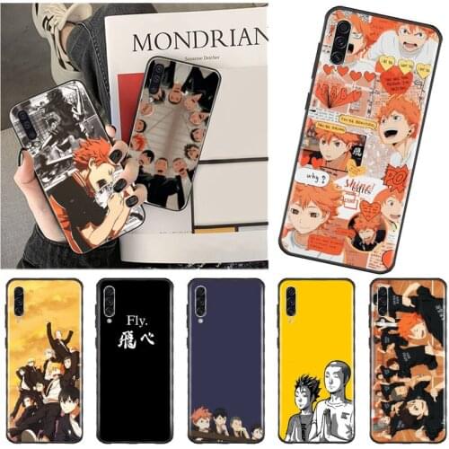 Anime volleyball boy Phone Case For Samsung A40 A50 A51 A71 A20E A20S S8 S9 S10 S20 Plus note 20 ultra 4G 5G