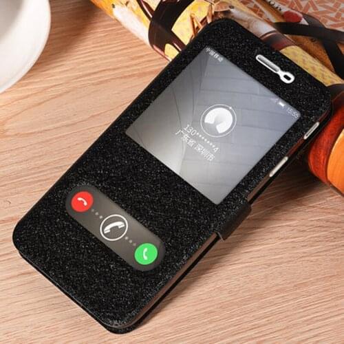 For Samsung Galaxy On 7 2016 flip window case cover For On7 2016 protective case back cover Silicone window case