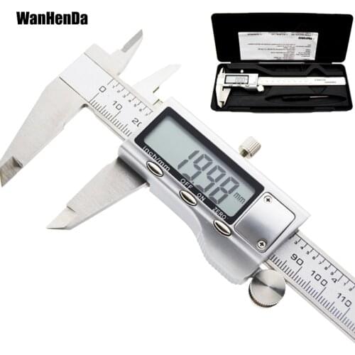 0-150mm/6" Metal casing Digital CALIPER VERNIER caliper metal digital caliper GAUGE Micrometer Measuring Stainless steel caliper