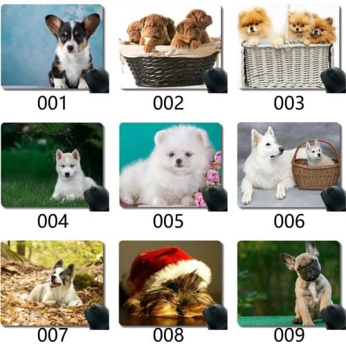 Colors Gaming Mouse Pad Custom Design Mat,Dogs Puppy Bulldog Soft Mouse Pads