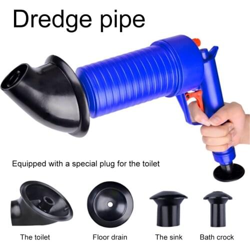 Home High Pressure Air Drain Blaster Pump Plunger Sink Pipe Clog Toilets Bathroom Kitchen Cleaner Kit Cucina Suction Cup
