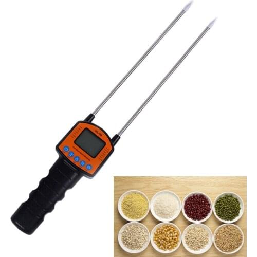 E7CD Digital Multifunctional LED Grain Moisture Meter Water Content Analyzer Smart