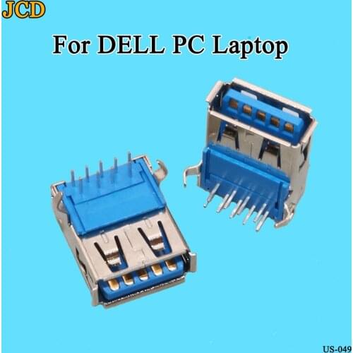 JCD 1pcs/lot USB 3.0 3 USB Jack connector Port Socket Buchse einbaubuchse for DELL PC Laptop 9pin