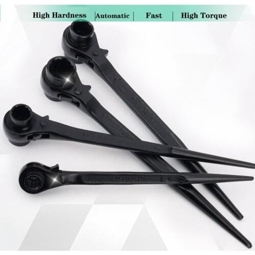 10-34mm Ratchet Wrench Two-way Plum Blossom Socket Quick Combination Wrench Universal Head Wrench Sharp End Socket Wrench