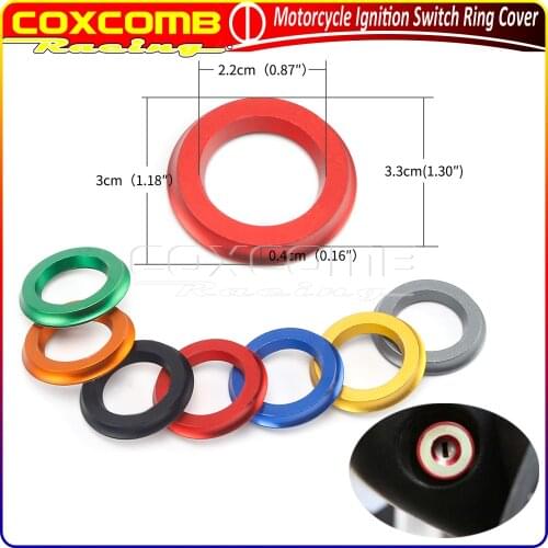 Motorcycle Key Ignition Ring Cap For Vespa Sprint 125 125S Primavera 150 125 Touring Elettrica 2017 CNC Ignition Switch Cover