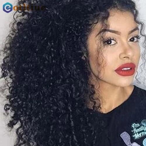 Drawstring Puff Ponytail Afro Kinky Curly Hair Extension Real Human Hair Clip in Pony Tail African American Hair Extensions