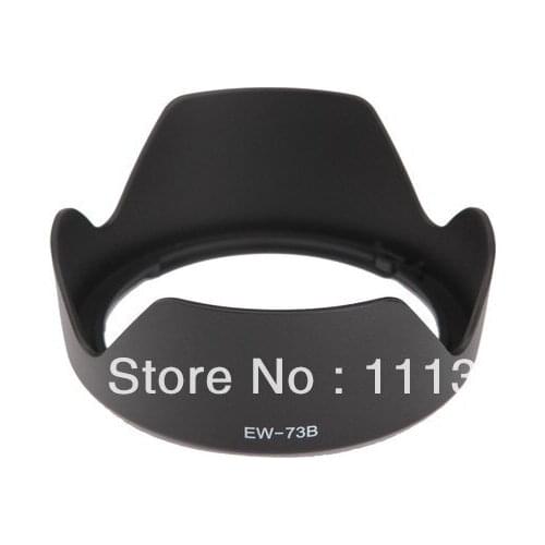 Tracking number 10pcs/lot Lens Hood EW 73B EW-73B Lens Hood For Canon 650D 550D 600D 18-135