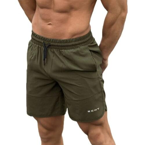 2019 New Brand Summer Mens Fitness Bodybuilding Breathable Quick Drying Short Gyms Men Casual Joggers Workout Shorts Wholesale
